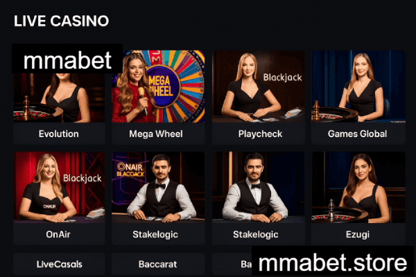 mmabet com 50+ mesas de cassino ao vivo em HD 4K.